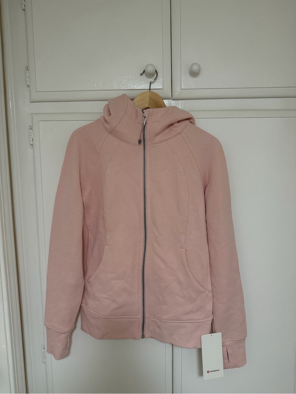 NWT lululemon Scuba Full-Zip Hoodie Pink Size 10